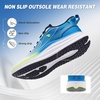 image:imageMens Orthopedic Road Running Sneakers Comfortable Casual Arch Supports Plantar Fasciitis Orthotic Sports Athletic Shoes Flat Feet High Arch Tennis Work Walking Shoes for Foot Heel and Pain ReliefW4blue White
