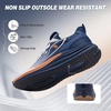 image:imageMens Orthopedic Road Running Sneakers Comfortable Casual Arch Supports Plantar Fasciitis Orthotic Sports Athletic Shoes Flat Feet High Arch Tennis Work Walking Shoes for Foot Heel and Pain ReliefW2dark Blue