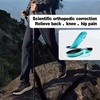 image:imageMens Orthopedic Running Shoes Comfortable Casual Arch Support Plantar Fasciitis Trekking Tennis Walking Shoes Orthotic Flat Feet Hiking Training Sports Sneakers for Foot and Heel Pain ReliefW2brown