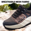 image:imageMens Orthopedic Running Shoes Comfortable Casual Arch Support Plantar Fasciitis Trekking Tennis Walking Shoes Orthotic Flat Feet Hiking Training Sports Sneakers for Foot and Heel Pain ReliefW2brown