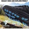image:imageMens Orthopedic Running Shoes Comfortable Casual Arch Support Plantar Fasciitis Trekking Tennis Walking Shoes Orthotic Flat Feet Hiking Training Sports Sneakers for Foot and Heel Pain ReliefW1black
