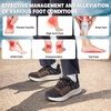 image:imageMens Orthopedic Running Shoes Comfortable Casual Arch Support Plantar Fasciitis Trekking Tennis Walking Shoes Orthotic Flat Feet Hiking Training Sports Sneakers for Foot and Heel Pain ReliefW2brown