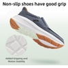 image:imageMens Orthopedic Slip On Loafers with Arch Support Comfortable Plantar Fasciitis Orthotic Shoes for Plantar Fasciitis Canvas Thick Sole Walking Shoes for Foot and Heel Pain ReliefW1denim1