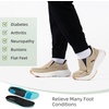 image:imageMens Orthopedic Slip On Loafers with Arch Support Comfortable Plantar Fasciitis Orthotic Shoes for Plantar Fasciitis Canvas Thick Sole Walking Shoes for Foot and Heel Pain ReliefW3khaki1