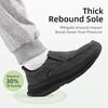 image:imageMens Orthopedic Slip On Loafers with Arch Support Comfortable Plantar Fasciitis Orthotic Shoes for Plantar Fasciitis Canvas Thick Sole Walking Shoes for Foot and Heel Pain ReliefW2black1