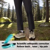 image:imageMens Orthopedic Trail Running Shoes Comfortable Casual Arch Support Plantar Fasciitis Orthotic Trekking Hiking Shoes Flat Feet Tennis Sport Athletic Fashion Sneakers for Foot and Heel Pain ReliefW2khaki