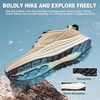 image:imageMens Orthopedic Trail Running Shoes Comfortable Casual Arch Support Plantar Fasciitis Orthotic Trekking Hiking Shoes Flat Feet Tennis Sport Athletic Fashion Sneakers for Foot and Heel Pain ReliefW2khaki