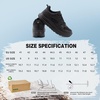 image:imageMens Orthopedic Trail Running Shoes Comfortable Casual Arch Support Plantar Fasciitis Orthotic Trekking Hiking Shoes Flat Feet Tennis Sport Athletic Fashion Sneakers for Foot and Heel Pain ReliefW1black
