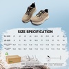 image:imageMens Orthopedic Trail Running Shoes Comfortable Casual Arch Support Plantar Fasciitis Orthotic Trekking Hiking Shoes Flat Feet Tennis Sport Athletic Fashion Sneakers for Foot and Heel Pain ReliefW2khaki