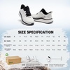 image:imageMens Orthopedic Trail Running Shoes Comfortable Casual Arch Support Plantar Fasciitis Orthotic Walking Shoes Flat Feet Sport Hiking Tennis Work Fashion Sneakers for Foot and Heel Pain ReliefW2off White