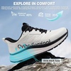 image:imageMens Orthopedic Trail Running Shoes Comfortable Casual Arch Support Plantar Fasciitis Orthotic Walking Shoes Flat Feet Sport Hiking Tennis Work Fashion Sneakers for Foot and Heel Pain ReliefW2off White