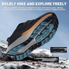 image:imageMens Orthopedic Trail Running Shoes Comfortable Casual Arch Support Plantar Fasciitis Orthotic Walking Shoes Flat Feet Sport Hiking Tennis Work Fashion Sneakers for Foot and Heel Pain ReliefW1black