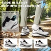 image:imageMens Orthopedic Trail Running Shoes Comfortable Casual Arch Support Plantar Fasciitis Orthotic Walking Shoes Flat Feet Sport Hiking Tennis Work Fashion Sneakers for Foot and Heel Pain ReliefW2off White