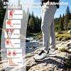 image:imageMens Orthopedic Trail Running Shoes Comfortable Casual Arch Support Plantar Fasciitis Orthotic Walking Shoes Flat Feet Sport Hiking Tennis Work Fashion Sneakers for Foot and Heel Pain ReliefW2off White
