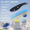 image:imageMens Orthopedic Trail Running Shoes Comfortable Casual Arch Support Plantar Fasciitis Orthotic Walking Shoes Flat Feet Sport Hiking Tennis Work Fashion Sneakers for Foot and Heel Pain ReliefW2off White