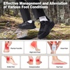 image:imageMens Orthopedic Trail Running Shoes Comfortable Casual Arch Support Plantar Fasciitis Trekking Walking Shoes Orthotic Flat Feet Sport Hiking Gym Training Sneakers for Foot and Heel Pain ReliefW1black