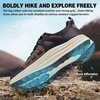 image:imageMens Orthopedic Trail Running Shoes Comfortable Casual Arch Support Plantar Fasciitis Trekking Walking Shoes Orthotic Flat Feet Sport Hiking Gym Training Sneakers for Foot and Heel Pain ReliefW2brown