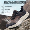 image:imageMens Orthopedic Trail Running Shoes Comfortable Casual Arch Support Plantar Fasciitis Trekking Walking Shoes Orthotic Flat Feet Sport Hiking Gym Training Sneakers for Foot and Heel Pain ReliefW2brown