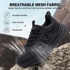 image:imageMens Orthopedic Trail Running Shoes Comfortable Casual Arch Support Plantar Fasciitis Workout Outdoor Walking Shoes Orthotic Flat Feet Hiking Sport Trekking Sneakers for Foot and Heel Pain ReliefW1black