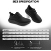 image:imageMens Orthopedic Walking Dress Shoes  Comfortable Arch Support Plantar Fasciitis Classic Formal Leather Oxford  Casual Classic Flat Feet Orthotics Sneakers for Foot and Heel Pain ReliefWk1black