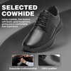 image:imageMens Orthopedic Walking Dress Shoes  Comfortable Arch Support Plantar Fasciitis Classic Formal Leather Oxford  Casual Classic Flat Feet Orthotics Sneakers for Foot and Heel Pain ReliefW1black