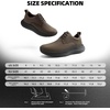 image:imageMens Orthopedic Walking Dress Shoes  Comfortable Arch Support Plantar Fasciitis Classic Formal Leather Oxford  Casual Classic Flat Feet Orthotics Sneakers for Foot and Heel Pain ReliefWk2brown