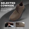 image:imageMens Orthopedic Walking Dress Shoes  Comfortable Arch Support Plantar Fasciitis Classic Formal Leather Oxford  Casual Classic Flat Feet Orthotics Sneakers for Foot and Heel Pain ReliefWk2brown