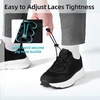image:imageMens Orthopedic Walking Shoes Comfortable Arch Support Plantar Fasciitis Sports Walking Shoes Casual Work Tennis Orthotic Flat Feet Fashion Sneakers for Foot and Foot Pain ReliefW1black1