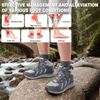 image:imageMens Orthopedic Waterproof Hiking Boots Comfortable Plantar Fasciitis Ankle Support Walking Running Mid Trekking Ankle Boots Orthotic Sport Trail Shoes for Foot and Heel Pain ReliefW2grey