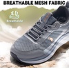 image:imageMens Orthopedic Waterproof Trail Running Shoes Arch Support Plantar Fasciitis Workout Outdoor Walking Shoes Comfortable Orthotic Flat Feet Sport Trekking Sneakers for Foot and Heel Pain ReliefW2grey