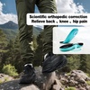 image:imageMens Orthopedic Waterproof Trail Running Shoes Arch Support Plantar Fasciitis Workout Outdoor Walking Shoes Comfortable Orthotic Flat Feet Sport Trekking Sneakers for Foot and Heel Pain ReliefW1black