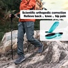 image:imageMens Orthopedic Waterproof Trail Running Shoes Arch Support Plantar Fasciitis Workout Outdoor Walking Shoes Comfortable Orthotic Flat Feet Sport Trekking Sneakers for Foot and Heel Pain ReliefW2grey