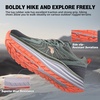 image:imageMens Orthopedic Waterproof Trail Running Shoes Arch Support Sneakers for Plantar Fasciitis Orthotic Comfort for Flat Feet Hiking Gym Sport Walking Shoes for Foot amp Heel Pain ReliefW2army Green