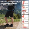 image:imageMens Orthopedic Waterproof Trail Running Shoes Arch Support Sneakers for Plantar Fasciitis Orthotic Comfort for Flat Feet Hiking Gym Sport Walking Shoes for Foot amp Heel Pain ReliefW1black