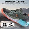 image:imageMens Orthopedic Waterproof Trail Running Shoes Arch Support Sneakers for Plantar Fasciitis Orthotic Comfort for Flat Feet Hiking Gym Sport Walking Shoes for Foot amp Heel Pain ReliefW2army Green