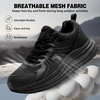 image:imageMens Orthopedic Waterproof Trail Running Shoes Arch Support Sneakers for Plantar Fasciitis Orthotic Comfort for Flat Feet Hiking Gym Sport Walking Shoes for Foot amp Heel Pain ReliefW1black