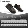 image:imageMens Orthopedic Wide Business Leather Dress Shoes  Arch Support Plantar Fasciitis Casual Formal Wingtip Oxford  Comfortable Cap Toe Orthotics Patent Tuxedo Sneakers for Foot and Heel Pain ReliefWk2brown