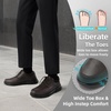 image:imageMens Orthopedic Wide Business Leather Dress Shoes  Arch Support Plantar Fasciitis Casual Formal Wingtip Oxford  Comfortable Cap Toe Orthotics Patent Tuxedo Sneakers for Foot and Heel Pain ReliefWk2brown