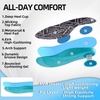 image:imageMens Orthopedic Wide Business Leather Dress Shoes  Arch Support Plantar Fasciitis Formal Wingtip Oxford  Comfortable Casual Orthotics Flat Feet Patent Tuxedo Sneakers for Foot and Heel Pain ReliefWk1black