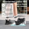 image:imageMens Orthopedic Wide Leather Dress Shoes Diabetic Arch Support Plantar Fasciitis Comfortable Casual Walking Shoes Orthotic Flat Feet Work Tennis Sneakers for Swollen Feet and Heel Pain ReliefK1black