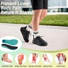 image:imageMens Orthopedic Wide Leather Dress Shoes Diabetic Arch Support Plantar Fasciitis Comfortable Casual Walking Shoes Orthotic Flat Feet Work Tennis Sneakers for Swollen Feet and Heel Pain ReliefK1black