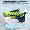 image:imageMens Orthopedic Wide Trail Running Shoes Comfortable Arch Support Diabetic Flat Feet Plantar Fasciitis Athletic Hiking Sneakers Orthotic Casual Sports Trekking Walking Shoes for Foot amp Heel PainK2blue Yellow