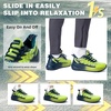 image:imageMens Orthopedic Wide Trail Running Shoes Comfortable Arch Support Diabetic Flat Feet Plantar Fasciitis Athletic Hiking Sneakers Orthotic Casual Sports Trekking Walking Shoes for Foot amp Heel PainK2blue Yellow