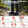 image:imageMens Orthopedic Wide Trail Running Shoes Comfortable Casual Arch Support Plantar Fasciitis Orthotic Trekking Walking Exercise Shoes Flat Feet Sport Training Sneakers for Foot and Heel Pain ReliefW1black