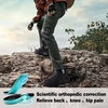 image:imageMens Orthopedic Wide Trail Running Shoes Comfortable Casual Arch Support Plantar Fasciitis Orthotic Trekking Walking Exercise Shoes Flat Feet Sport Training Sneakers for Foot and Heel Pain ReliefW1black