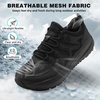 image:imageMens Orthopedic Wide Trekking Hiking Shoes NonSlip Arch Support Plantar Fasciitis Diabetic Walking ShoesOrthotic Casual AllTerrainComfortable Trail Running Sneakers for Foot and Heel Pain ReliefK1black