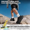 image:imageMens Orthopedic Wide Trekking Hiking Shoes NonSlip Arch Support Plantar Fasciitis Diabetic Walking ShoesOrthotic Casual AllTerrainComfortable Trail Running Sneakers for Foot and Heel Pain ReliefK1black