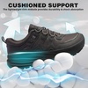 image:imageMens Orthopedic Wide Trekking Hiking Shoes NonSlip Arch Support Plantar Fasciitis Diabetic Walking ShoesOrthotic Casual AllTerrainComfortable Trail Running Sneakers for Foot and Heel Pain ReliefK2grey Brown