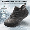 image:imageMens Orthopedic Wide Trekking Hiking Shoes NonSlip Arch Support Plantar Fasciitis Diabetic Walking ShoesOrthotic Casual AllTerrainComfortable Trail Running Sneakers for Foot and Heel Pain ReliefK2grey Brown