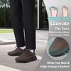 image:imageMens Orthopedic Wide Walking Dress Shoes  Arch Support Plantar Fasciitis Classic Formal Leather Oxford  Comfortable Casual Classic Flat Feet Orthotics Sneakers for Foot and Heel Pain ReliefWk2brown